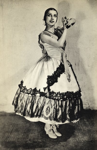 Tamara Toumanova, z „Przypisów do baletu”, opublikowana w 1938 r. (fot. bw) autorstwa Unbekannt Unbekannt