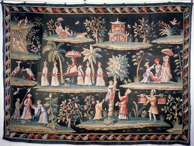 Gobelin w stylu Chinoiserie Johna van der Banka, Soho Tapestry Works, początek XVIII w. autorstwa Unbekannt Unbekannt