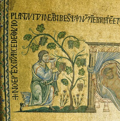 Historia Noego, mozaika z II sklepienia atrium w bazylice św. Marka w Wenecji autorstwa Unbekannt Unbekannt