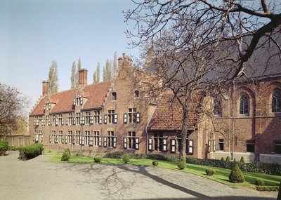 Widok na dom opatki (zob. również 208605, 208606, 375106 i 375107) autorstwa Unbekannt Unbekannt