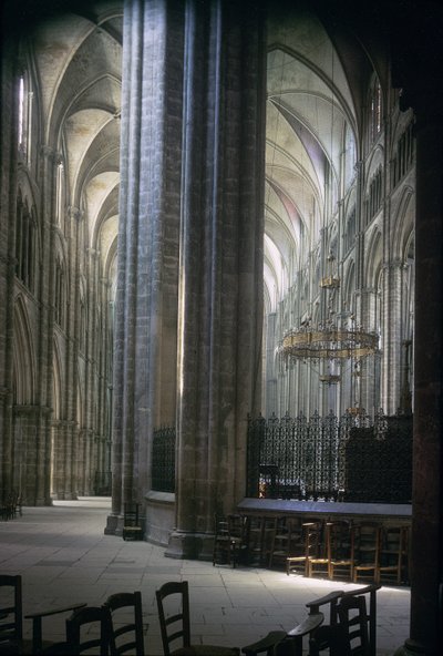 Widok wnętrza katedry w Durham, zbudowanej w latach 1093-1289 autorstwa Unbekannt Unbekannt