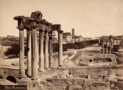 Widok na Forum Romanum autorstwa Unbekannter Künstler