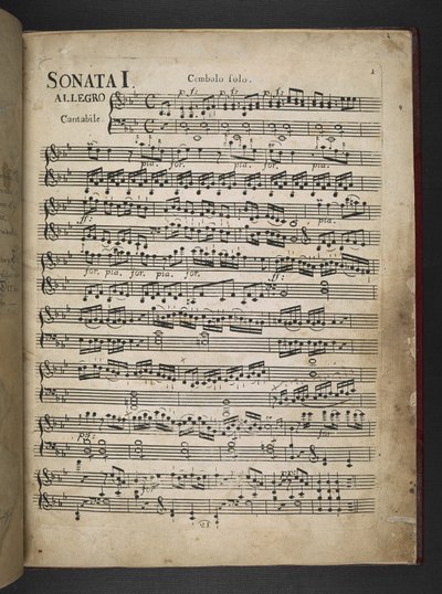 Dodaj MS 41631 f.2r Beethovena kopia jego trzech wczesnych sonat pianoforte Eb, f-moll i d autorstwa Unbekannter Künstler