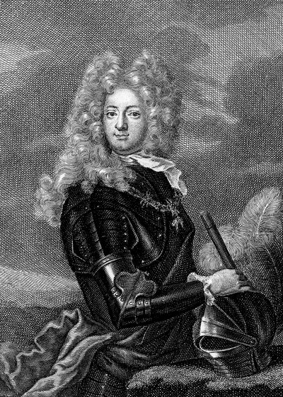Adrien Maurice hrabia Ayen 1678-1766, 3. książę Noailles (rycina) autorstwa Unbekannter Künstler
