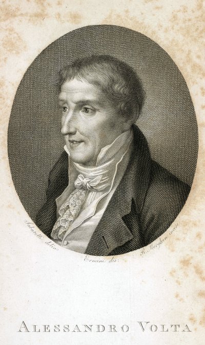 Alessandro Volta (hrabia Alessandro Giuseppe Anastasio Volta autorstwa Unbekannt