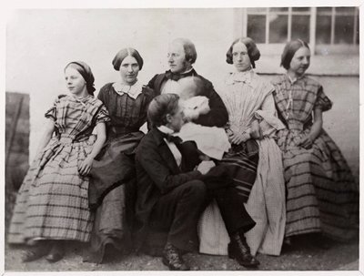 Alexander Parkes, angielski wynalazca i chemik, z rodziną, ok. 1870 autorstwa Unbekannt