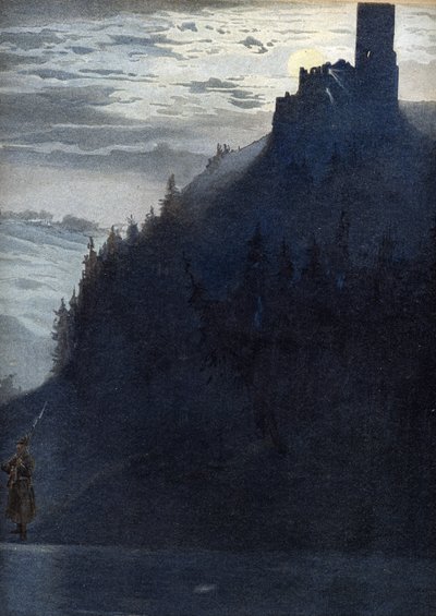 Alegoria „Deutschlandlied”, ok. 1900 r. (Ilustracja) autorstwa Unbekannter Künstler