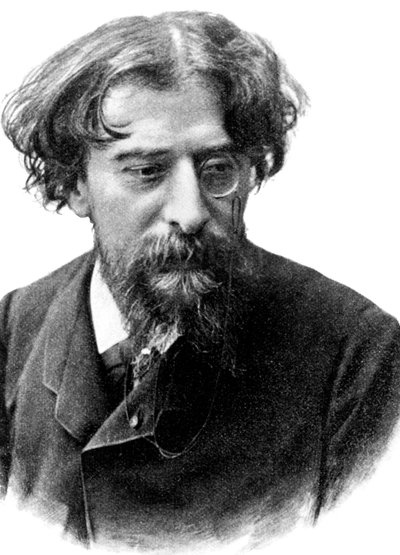 Alphonse Daudet (1840-1897) francuski powieściopisarz ok. 1892 r. (rycina) autorstwa Unbekannter Künstler