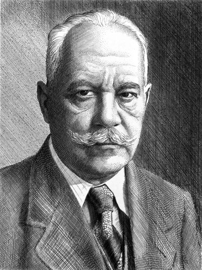 Arnold Sommerfeld, fizyk niemiecki, ok. 1910-1920 autorstwa Unbekannt