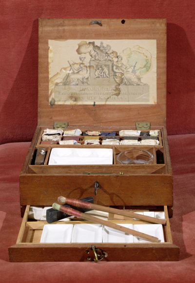 Malarz akwarelowy autorstwa R.Ackermanna, ok.1820 (foto) autorstwa Unbekannt