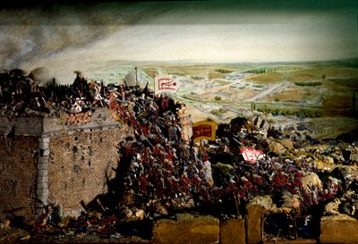 Wojna austriacko-turecka w 1683 r. (model diorama) autorstwa Unbekannter Künstler