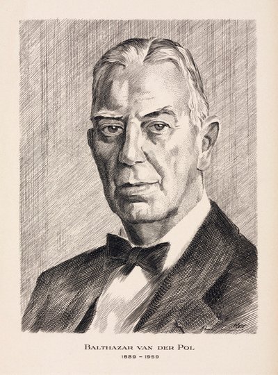 Balthazar van der Pol, holenderski inżynier elektryk, ok. 1930 autorstwa Unbekannt