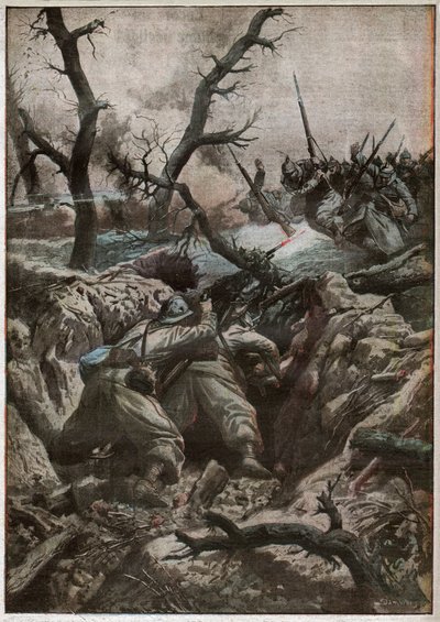 Bitwa pod Verdun. Bitwa pod Verdun. autorstwa Nicolas Liez
