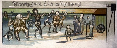 Plażowa idylla w Rontgen, ok. 1900 r. (ilustracja) autorstwa Unbekannter Künstler