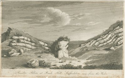 Bescot - Słupy bazaltowe: grawerowanie i [ok. 1818] autorstwa Unbekannt