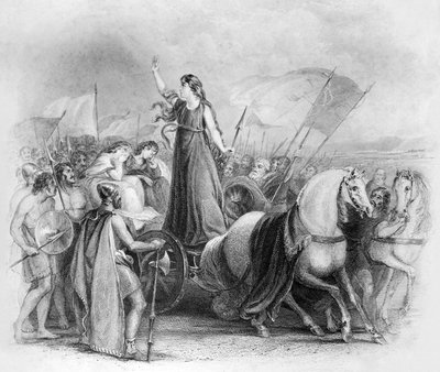 Boudica / Boadicea autorstwa Unbekannter Künstler