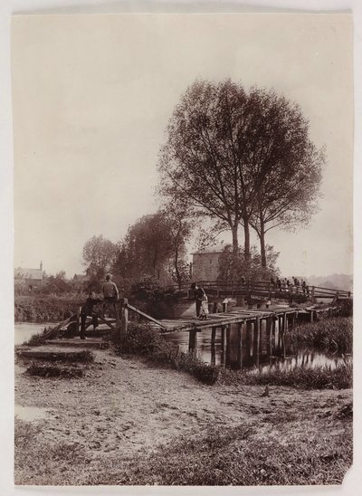 Mosty, Pile Dzieci na moście, ok. 1890 autorstwa Unbekannt