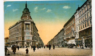 Budapeszt - Andrassy Avenue autorstwa Unbekannter Künstler