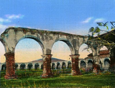Kalifornia: Łuki Misji San Juan Capistrano autorstwa Unbekannter Künstler
