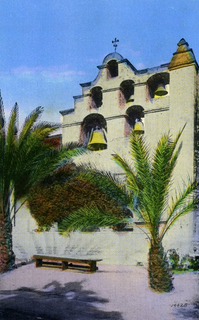 Kalifornia: San Gabriel Mission Bells, San Gabriel autorstwa Unbekannter Künstler