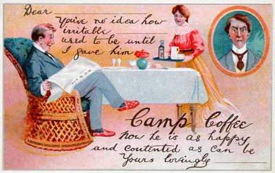 Camp Coffee - reklama, ok. 1920 r. autorstwa Unbekannter Künstler