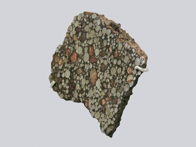 chondryt karbonowy (CBA). Tombee w Gujba (Nigeria) w 1984 r. Narodowe Muzeum Historii Naturalnej w Paryżu. autorstwa Unbekannt