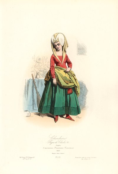 Pokojówka, panowanie Karola VII autorstwa Unbekannter Künstler