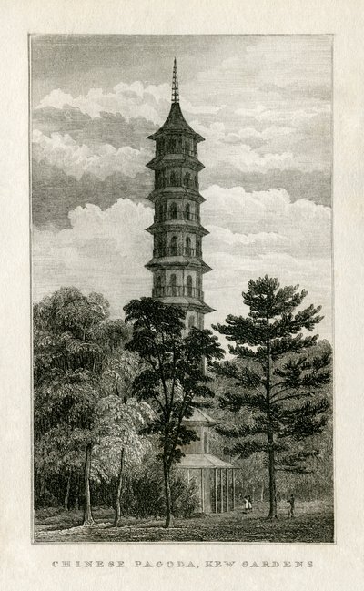 Chińska Pagoda, Ogrody Kew autorstwa Unbekannt