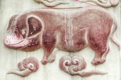 Chiński znak zodiaku. Świątynia Białej Chmury Pekin Chiny autorstwa Unbekannt
