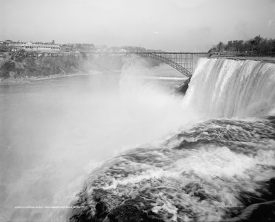 Clifton Hotel i American Falls, Niagara autorstwa Unbekannter Künstler