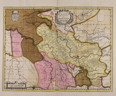 Cliuia ducatus et Rauestein dominium autorstwa Unbekannter Künstler