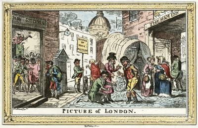 Cruikshank — obraz Londynu autorstwa Unbekannter Künstler