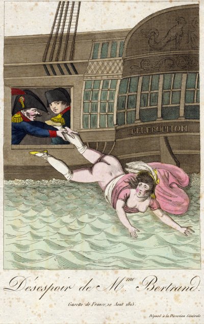 ROZPATRZENIE PANI BERTRAND 1815 (grafika) autorstwa Unbekannter Künstler