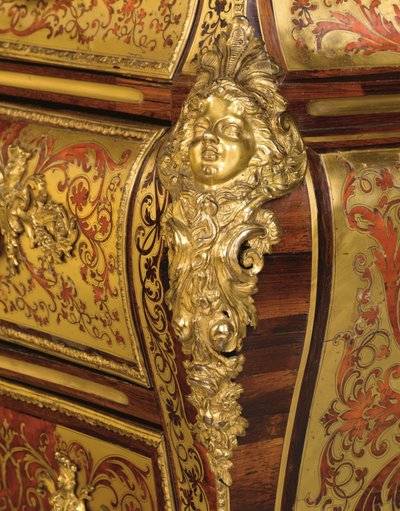 Fragment intarsji komody Regence Boulle en tombeau, XVIII-XIX w. autorstwa Unbekannt