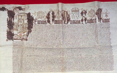 Szczegóły traktatu z Windsor autorstwa Unbekannt