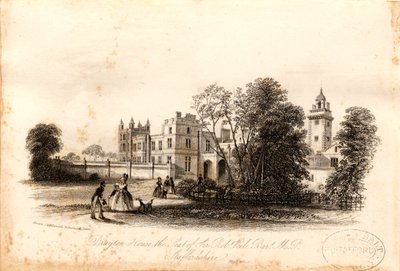 Drayton Bassett - „Drayton Manor” : grawerowanie liniowe autorstwa Unbekannt