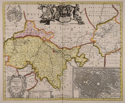 Ducatus Breslanus sive Wratislaviensis autorstwa Unbekannter Künstler