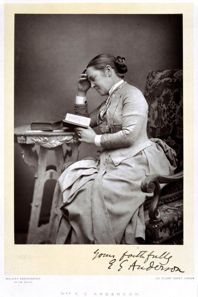 Elizabeth Garrett Anderson, lekarz, ok. 1880 r. autorstwa Unbekannt
