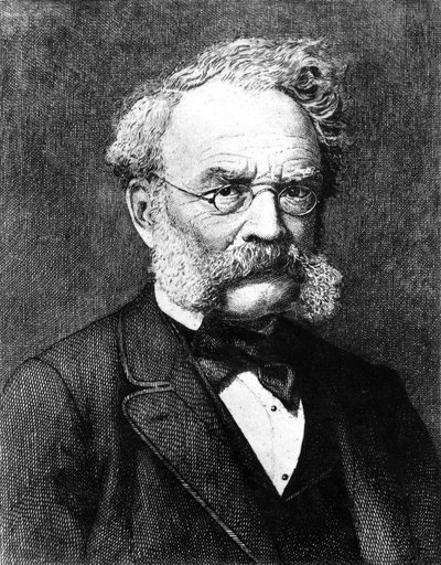 Ernst Werner von Siemens, niemiecki inżynier elektryk i wynalazca, ok. 1880 autorstwa Unbekannt