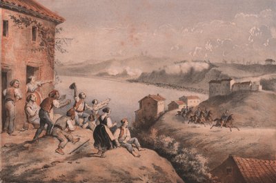 Ucieczka generała Lamoriciere, oblężenie Ankony autorstwa William M. Timlin