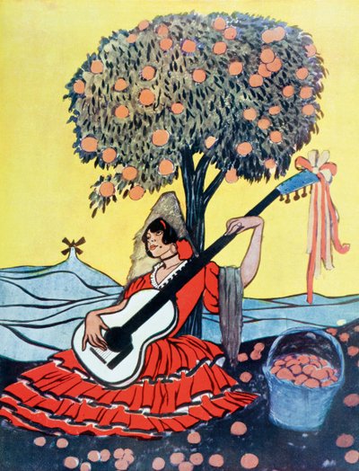 „Españolada”, All Things Spanish, autorstwa Francisco Sancha, z La Sfera autorstwa Unknown