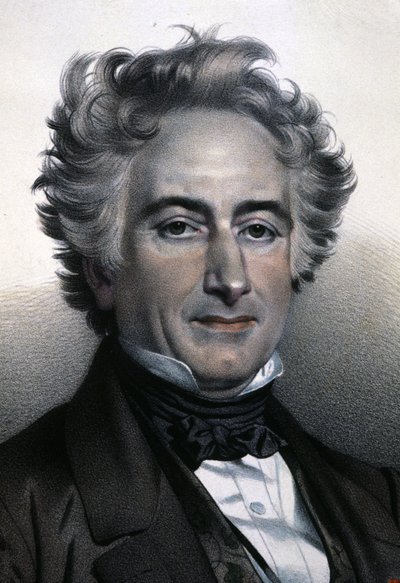 Eugene Chevreul, ok. 1830-1840 (rycina) autorstwa Unbekannter Künstler