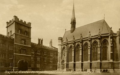Exeter College, Oxford autorstwa Unbekannter Künstler