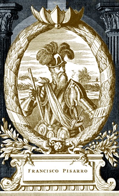 Francisco Pizarro autorstwa Unbekannter Künstler