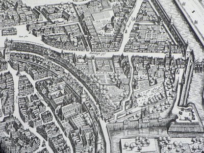 Frankfurt Judengasse 1628 autorstwa Unbekannter Künstler