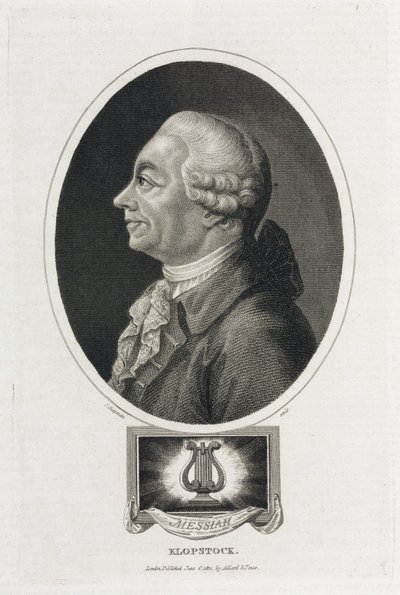 Friedrich Gottlieb Klopstock, niemiecki poeta autorstwa Unbekannt