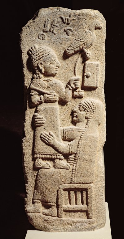Stela nagrobna pisarza Tarhunpijasa, okres neohetycki, ok. 800-700 pne (bazalt) autorstwa Unbekannt