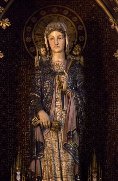 Genevieve, patronka Paryża. Eglise Saint Etienne du Mont, Paryż 2020 autorstwa Unbekannter Künstler