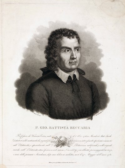 Giambattista Beccaria, włoski duchowny i naukowiec autorstwa Unbekannt
