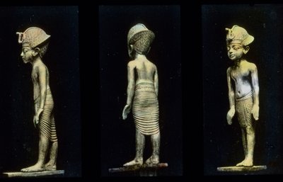 Złota statuetka autorstwa Unbekannter Künstler